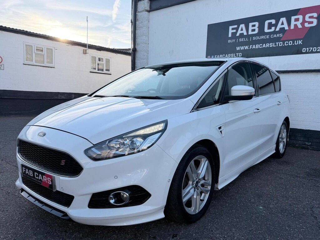 Ford S-Max 2.0T Ecoboost Titanium Sport Euro 6 Ss White #4