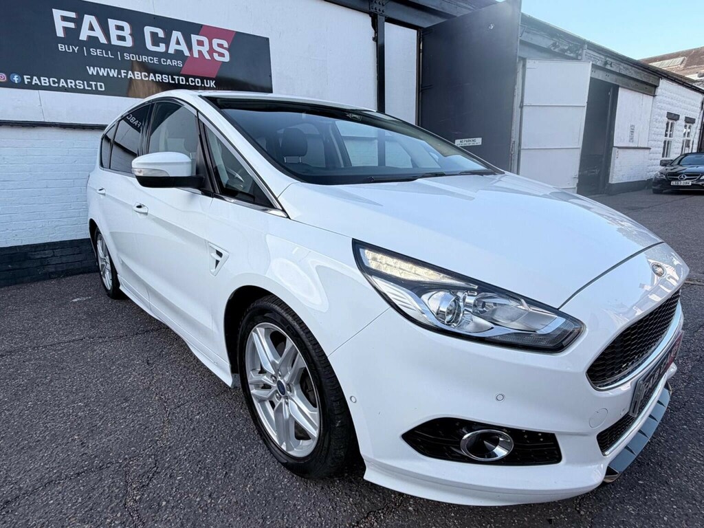 Ford S-Max 2.0T Ecoboost Titanium Sport Euro 6 Ss White #2