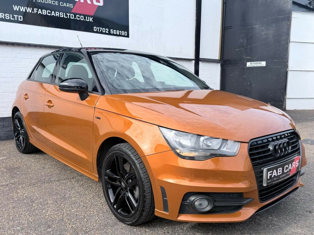 Audi A1 1.4 Tfsi S Line Sportback S Tronic Euro 5 Ss Orange #2