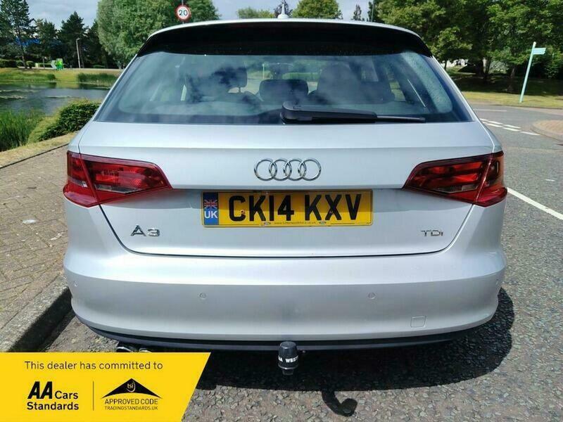 Audi A3 2.0 Tdi Sport Sportback CK14KXV Silver #6