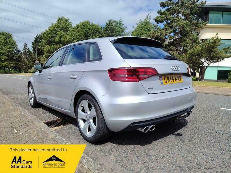 Audi A3 2.0 Tdi Sport Sportback CK14KXV Silver #4