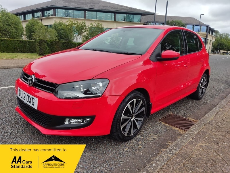 Volkswagen Polo 1.2 Tdi Match Hatchback DU12OXG Red #3