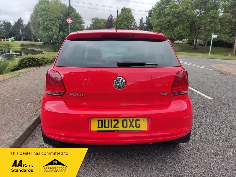 Volkswagen Polo 1.2 Tdi Match Hatchback DU12OXG Red #6
