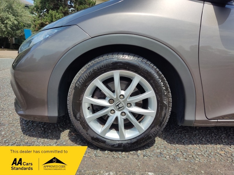 Honda Civic 1.6 I-dtec Es-t 5-Door Sat-nav Parking Camera Grey #17