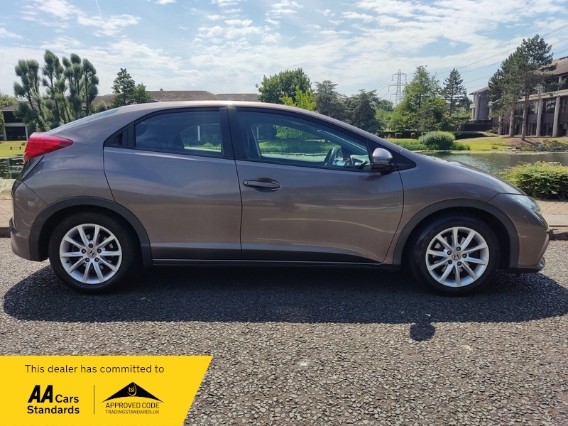 Honda Civic 1.6 I-dtec Es-t 5-Door Sat-nav Parking Camera Grey #12