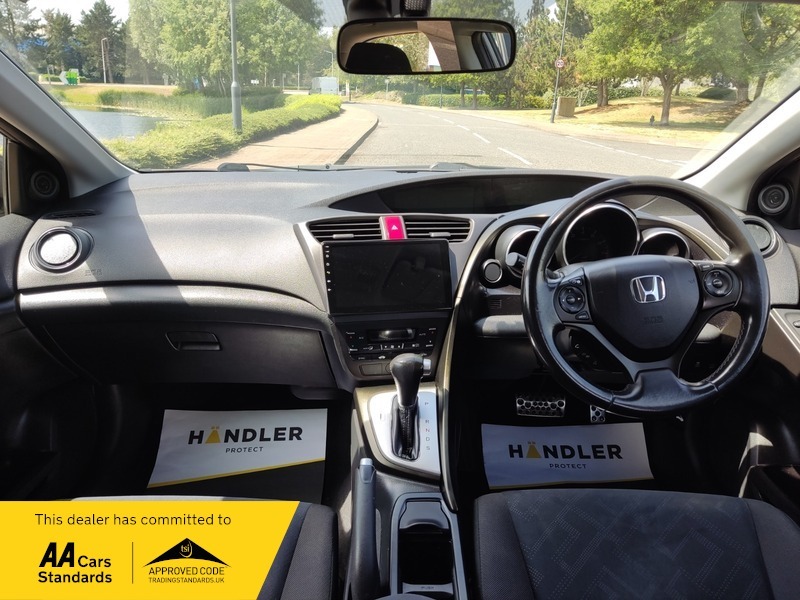 Honda Civic 1.6 I-dtec Es-t 5-Door Sat-nav Parking Camera Grey #34
