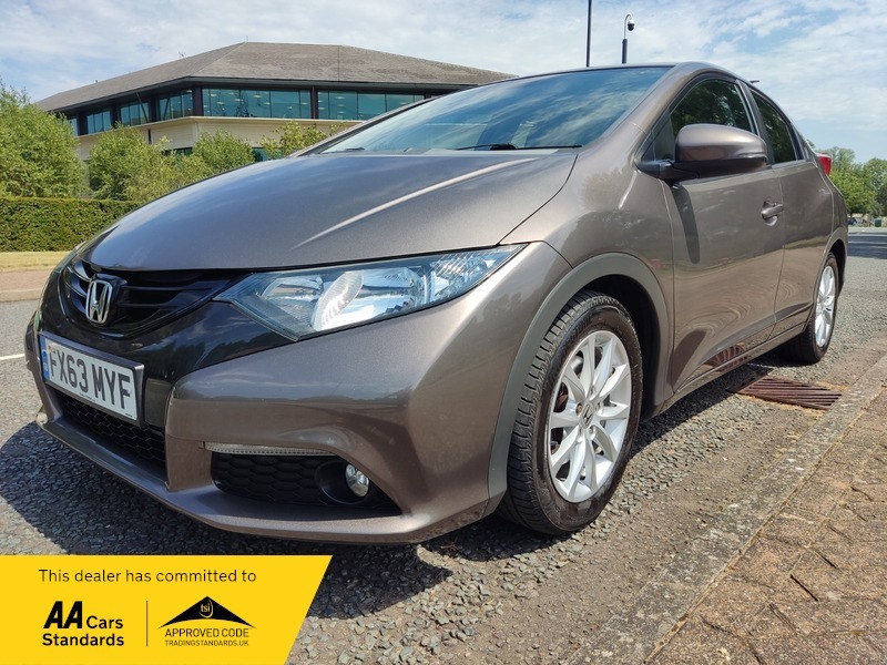 Honda Civic 1.6 I-dtec Es-t 5-Door Sat-nav Parking Camera Grey #14