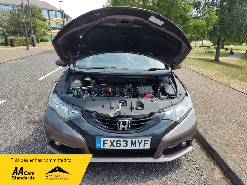 Honda Civic 1.6 I-dtec Es-t 5-Door Sat-nav Parking Camera Grey #40