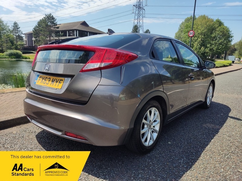 Honda Civic 1.6 I-dtec Es-t 5-Door Sat-nav Parking Camera Grey #11
