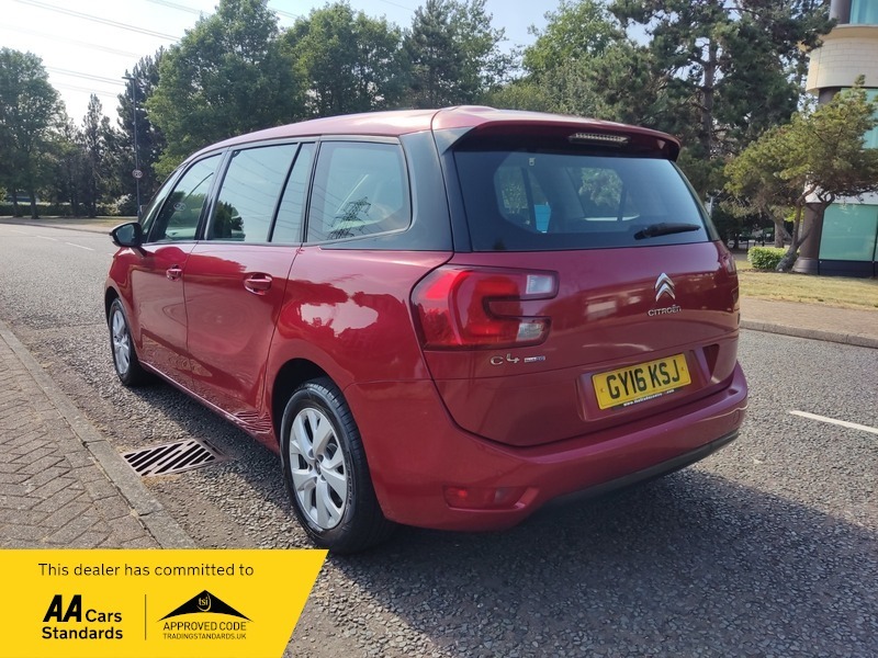 Citroen C4 Picasso 1.6 Bluehdi Vtr Mpv Red #5