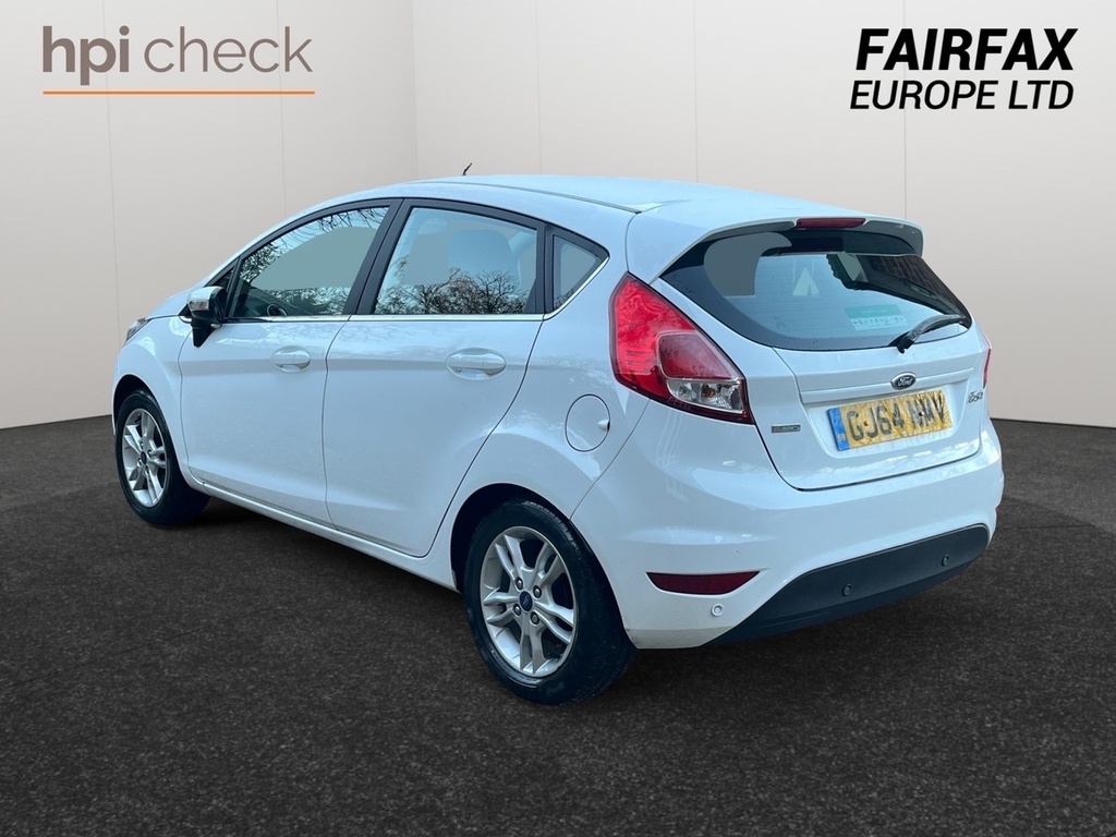 Ford Fiesta T Ecoboost Zetec U422 Ulez White #4