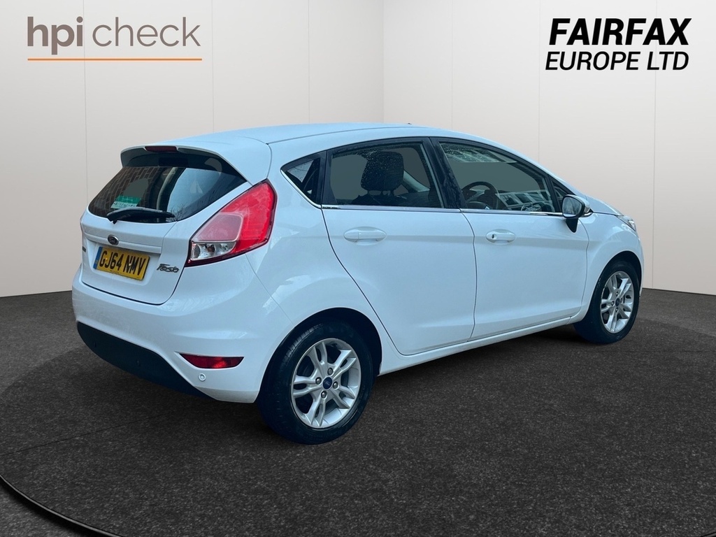 Ford Fiesta T Ecoboost Zetec U422 Ulez White #3