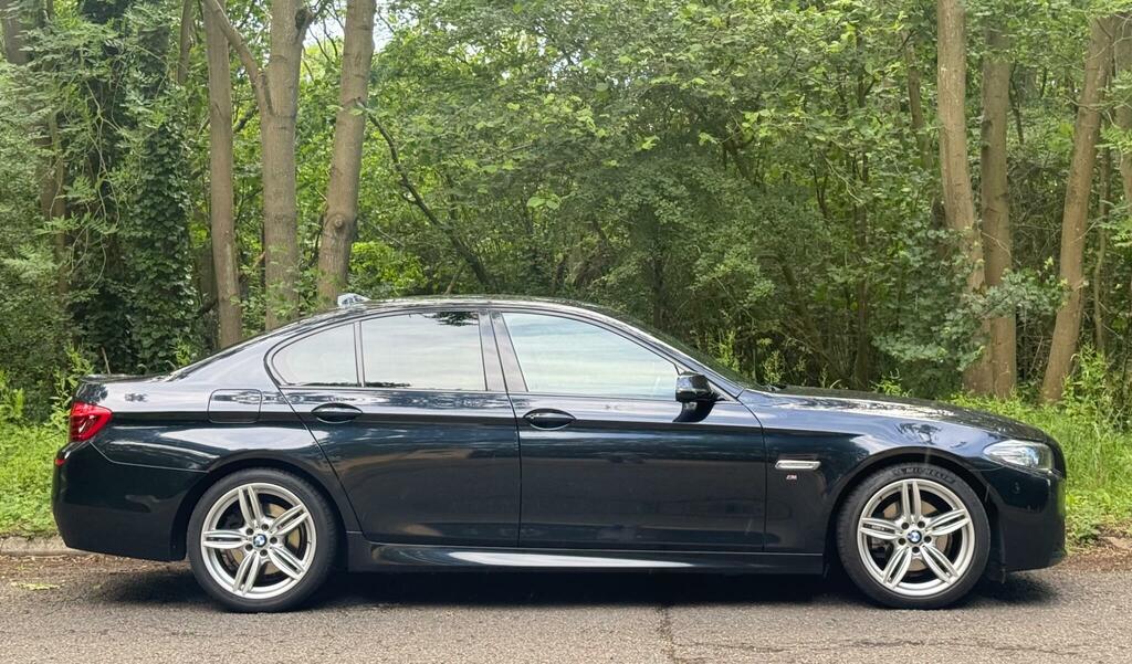BMW 5 Series M Sport HK65UYE Black #2