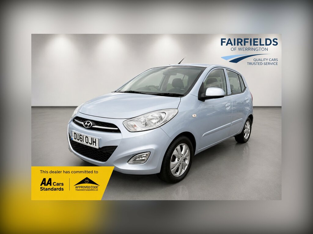 Hyundai I10 1.2 Active Hatchback Euro 5 85 Bh Silver