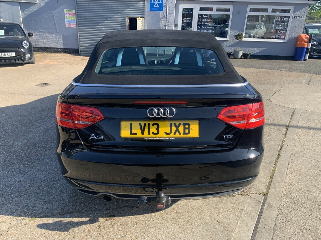 Audi A3 Cabriolet Convertible 2.0 Tdi S Line Final Edition 2013 LV13JXB Black #6