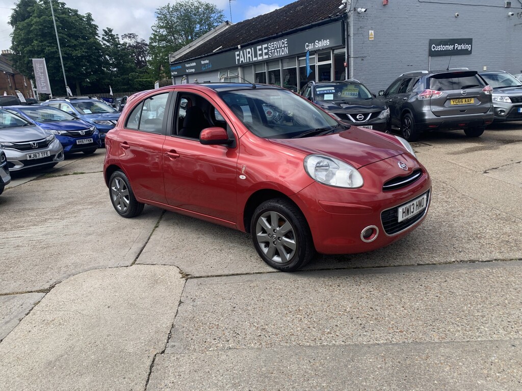 Nissan Micra Hatchback 1.2 12V Elle 2013 HW13HMO Red #2