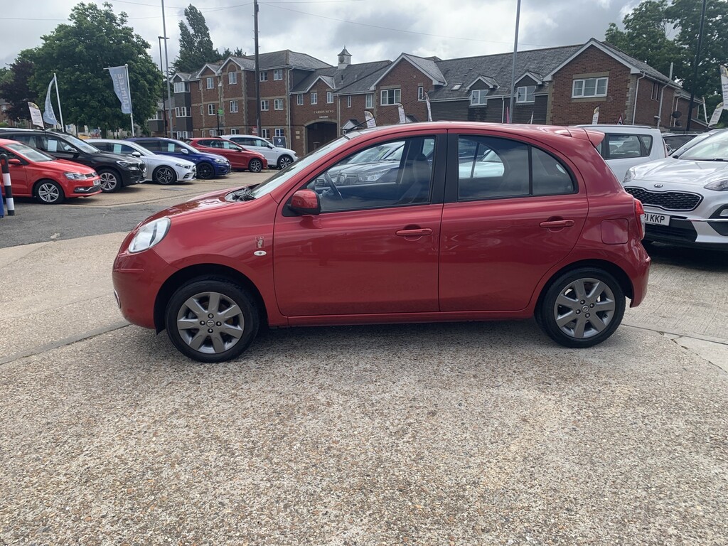 Nissan Micra Hatchback 1.2 12V Elle 2013 HW13HMO Red #5