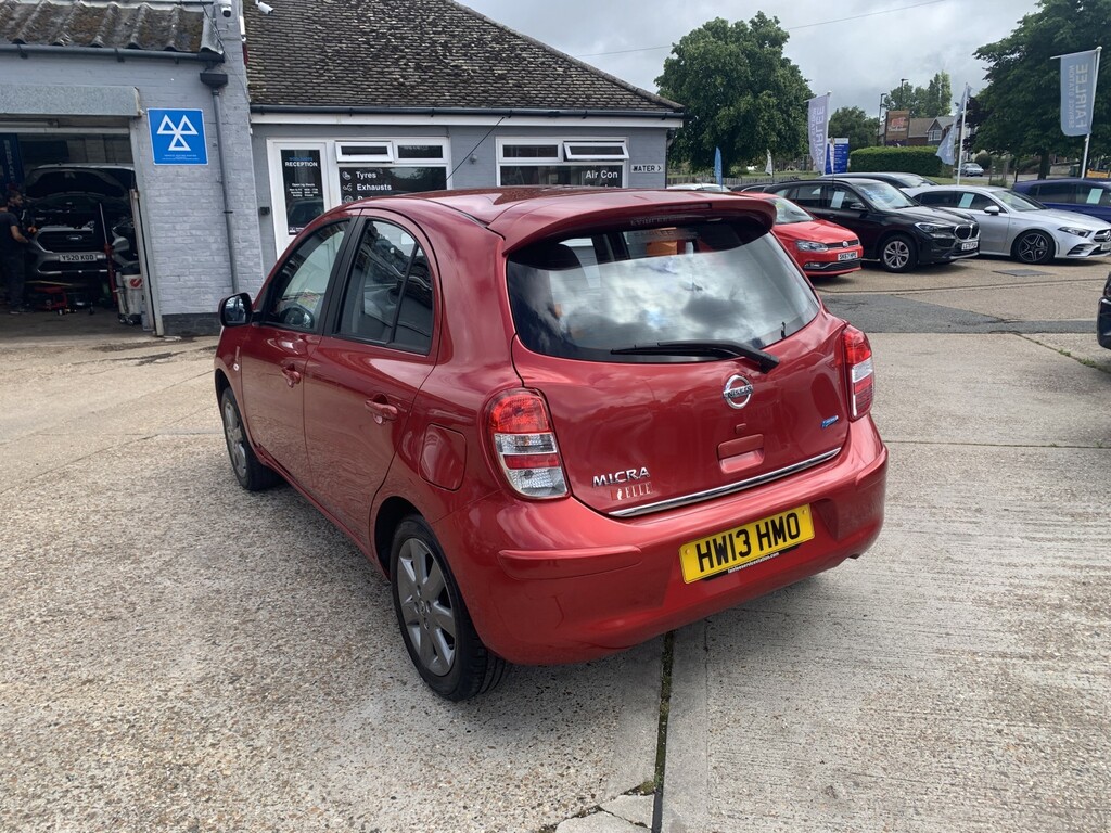 Nissan Micra Hatchback 1.2 12V Elle 2013 HW13HMO Red #6