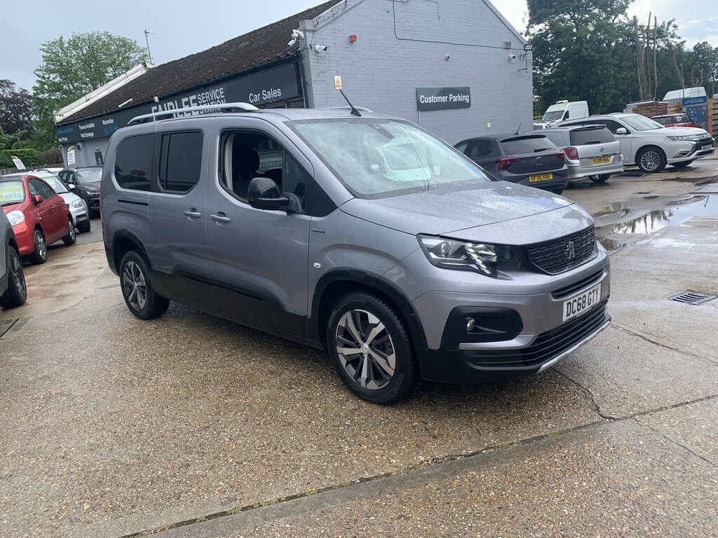 Peugeot Rifter Mpv 1.5 Bluehdi Gt Line 2019 DC68GTY Grey #2