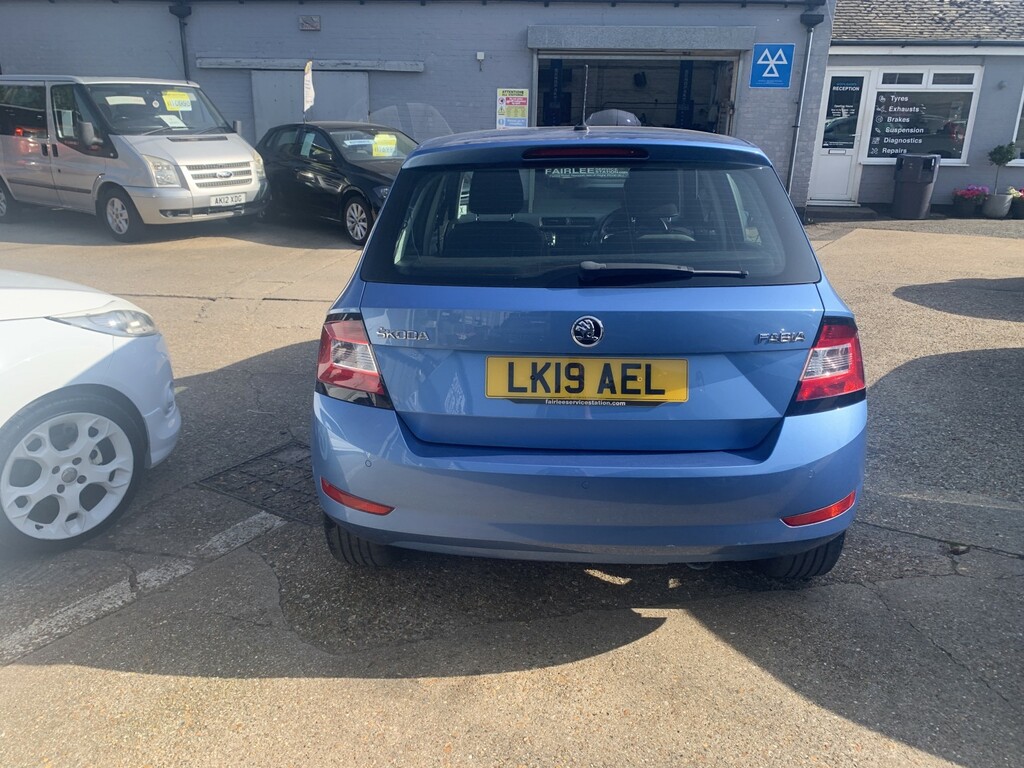 Skoda Fabia Hatchback 1.0 Se L 2019 LK19AEL Blue #6
