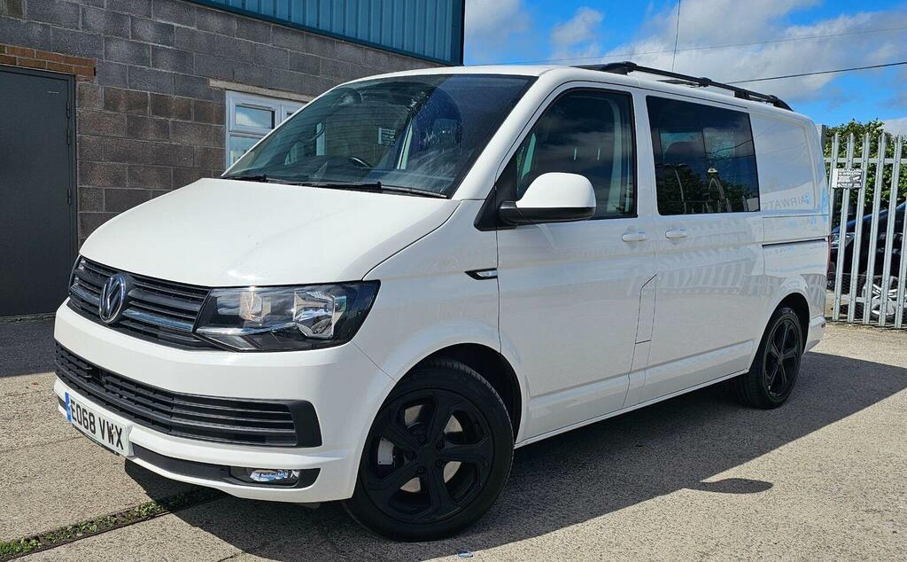 Volkswagen Transporter Combi Van 2.0 Bitdi T32 Bluemotion Tech Highline K EO68VWX White #3