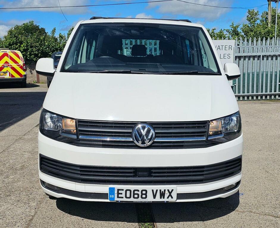 Volkswagen Transporter Combi Van 2.0 Bitdi T32 Bluemotion Tech Highline K EO68VWX White #2
