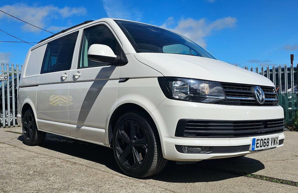 Volkswagen Transporter Combi Van 2.0 Bitdi T32 Bluemotion Tech Highline K EO68VWX White #6