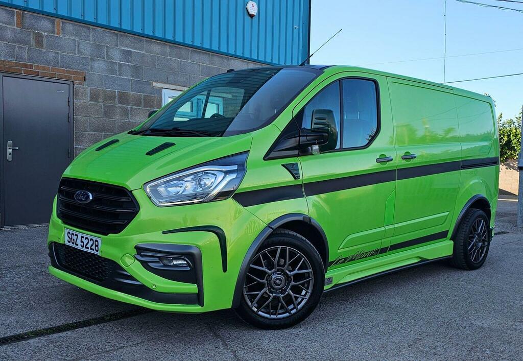 Ford Transit Custom Panel Van 170Bhp 280 Gt Carbon Le Mans Swb 2 Green #3