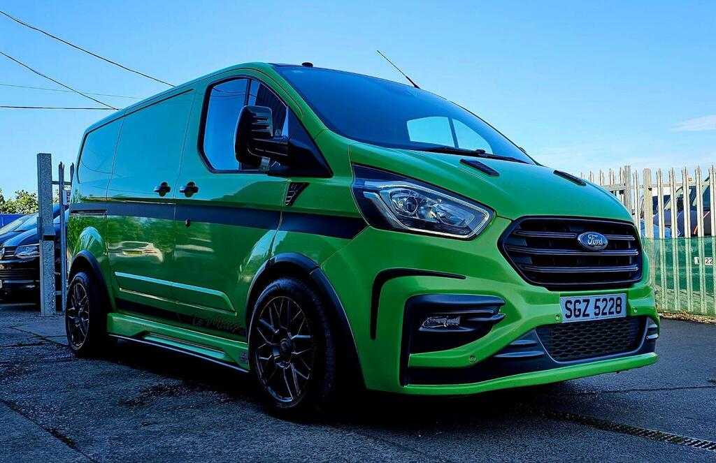 Ford Transit Custom Panel Van 170Bhp 280 Gt Carbon Le Mans Swb 2 Green #5