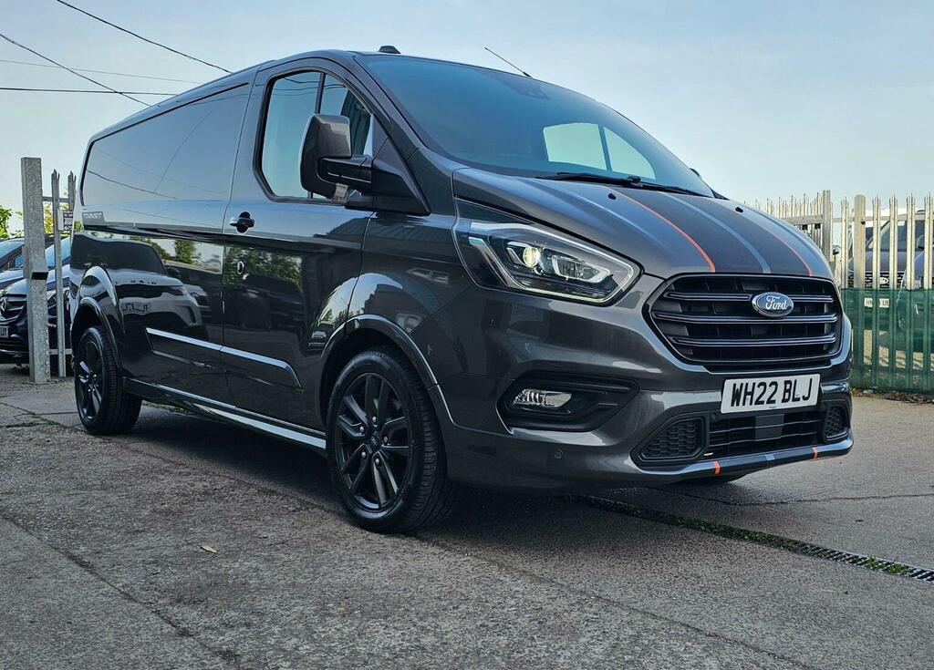 Ford Transit Custom Panel Van 2.0 290 Ecoblue Sport L2 H1 Euro 6 Ss WH22BLJ Grey #5