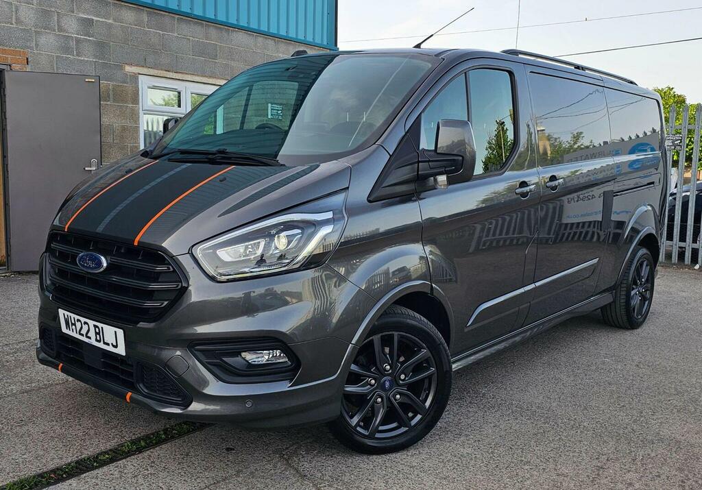 Ford Transit Custom Panel Van 2.0 290 Ecoblue Sport L2 H1 Euro 6 Ss WH22BLJ Grey #4