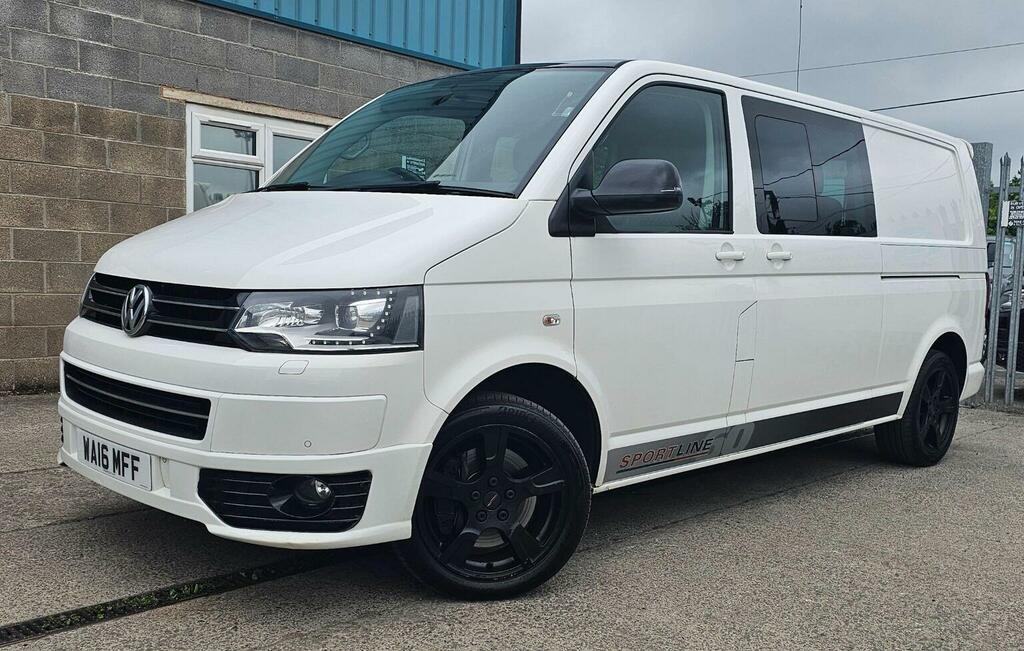 Volkswagen Transporter Sportline Combi Van 2.0 Bitdi Sportline 60 T32 Kombi L3 H1 4 White #3
