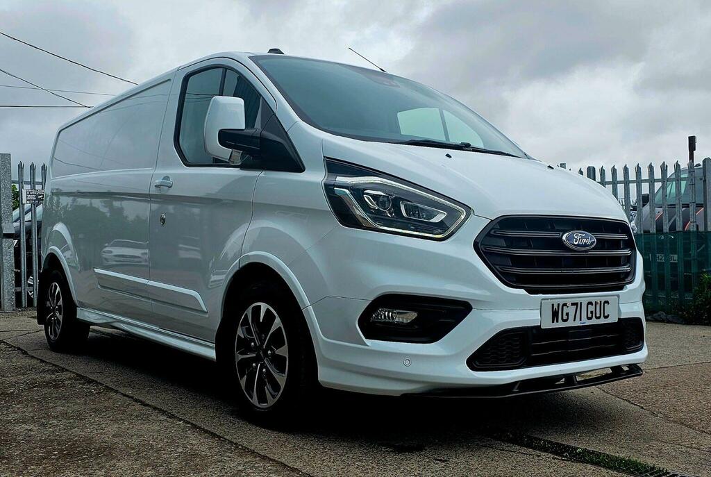 Ford Transit Custom Panel Van 2.0 310 Ecoblue Sport L2 H1 Euro 6 Ss WG71GUC White #6