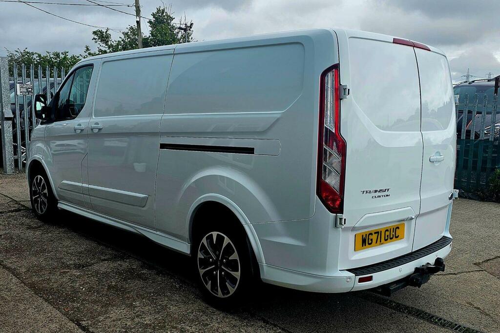 Ford Transit Custom Panel Van 2.0 310 Ecoblue Sport L2 H1 Euro 6 Ss WG71GUC White #4