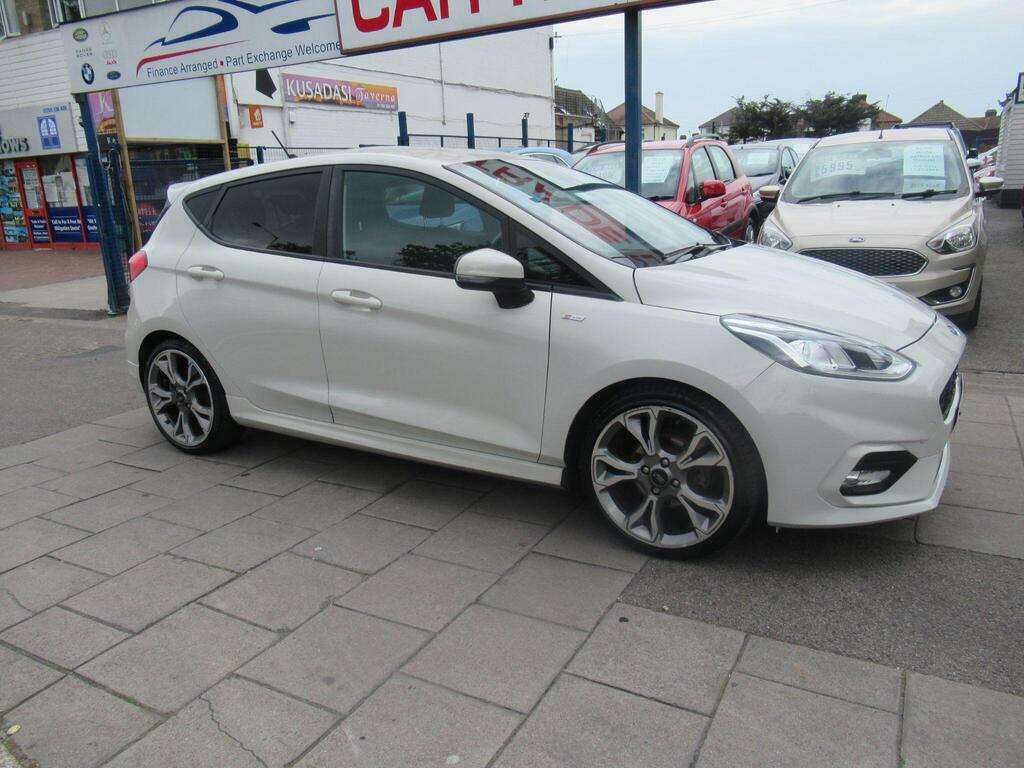 Ford Fiesta 1.0T Ecoboost St-line Euro 6 S S White #3