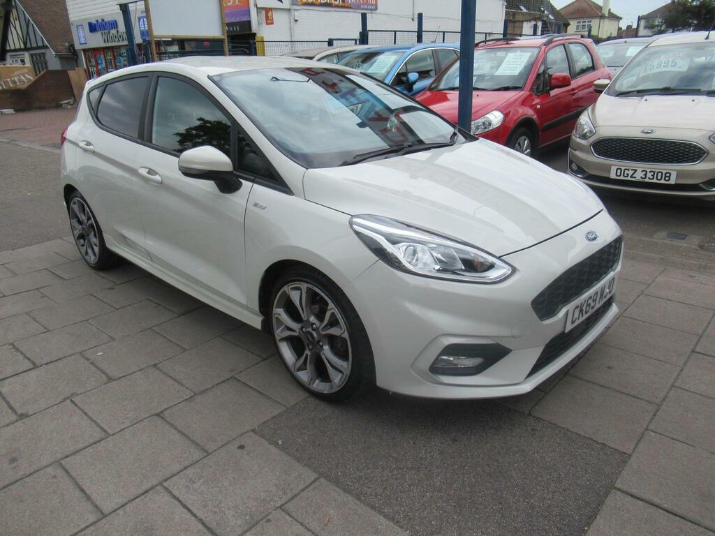 Ford Fiesta 1.0T Ecoboost St-line Euro 6 S S White #4