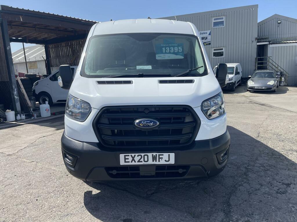 Ford Transit Custom 2.0 330 Ecoblue Leader Panel Van White
