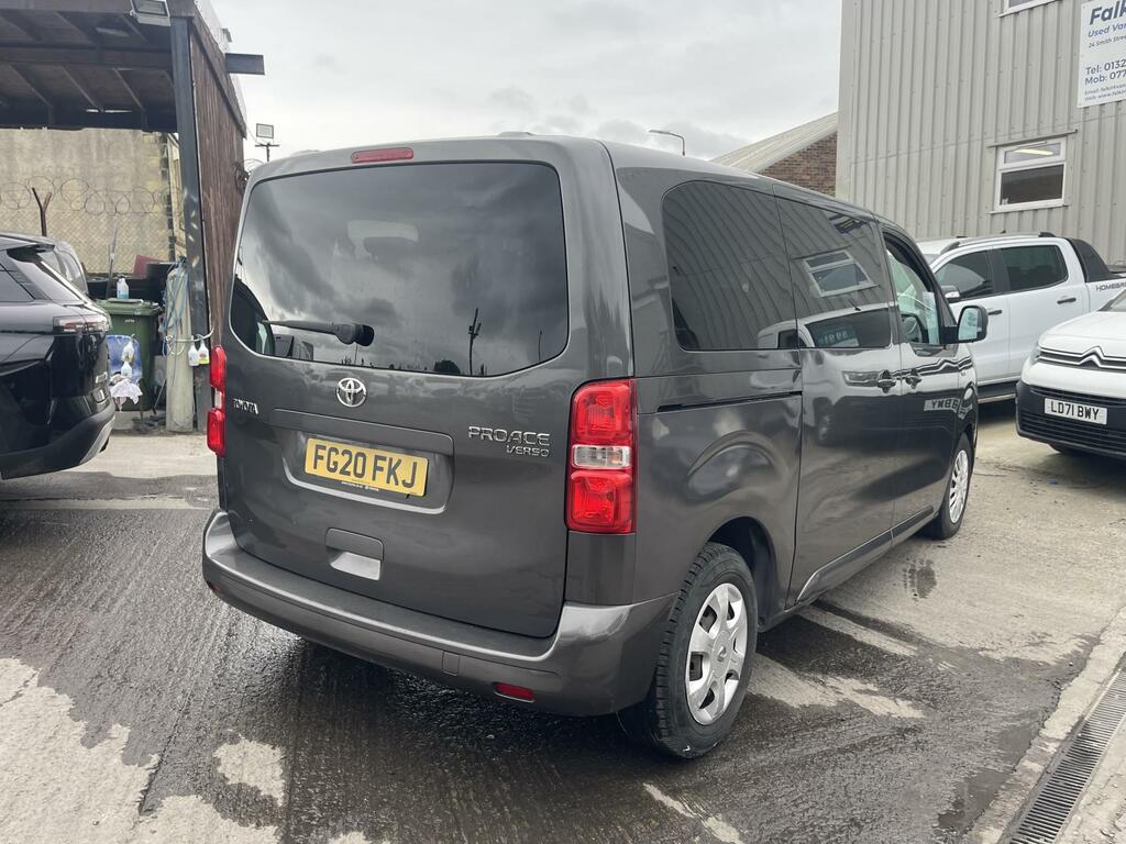 Toyota Proace Verso 1.5D Shuttle Medium Mpv Mwb Euro FG20FKJ Grey #4