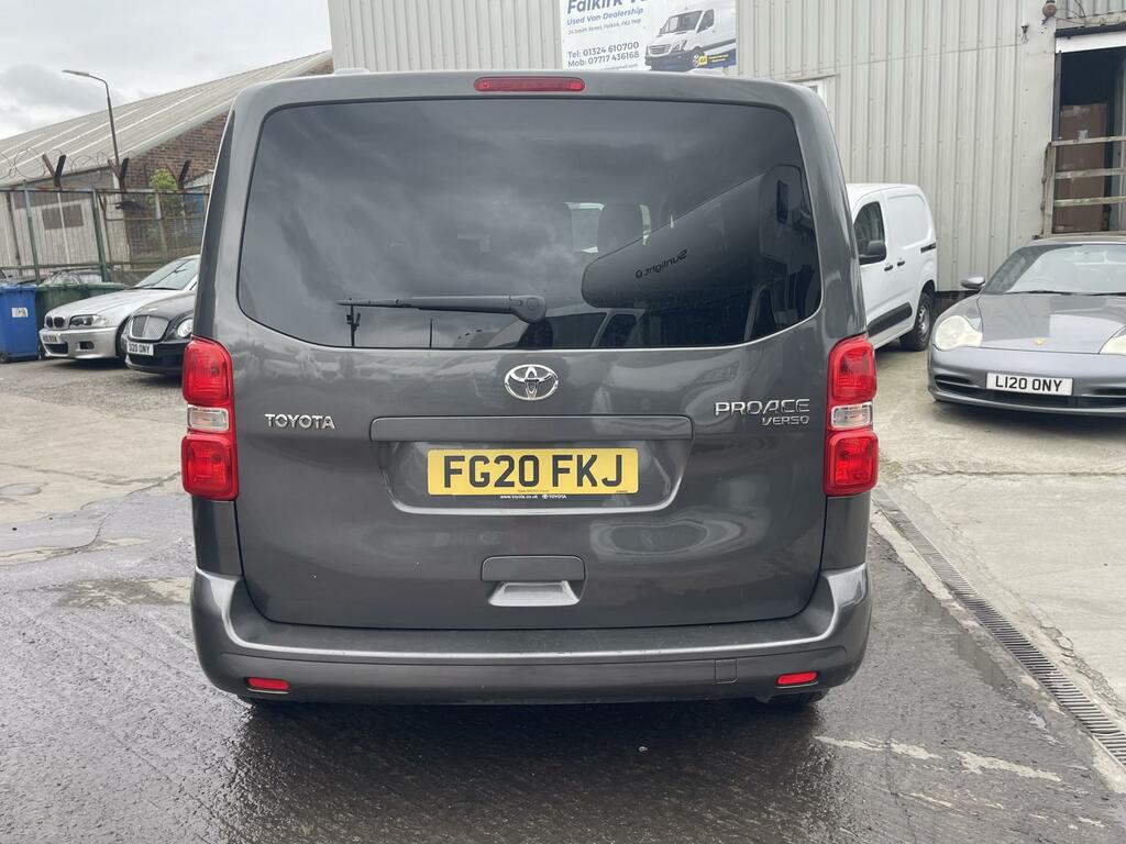 Toyota Proace Verso 1.5D Shuttle Medium Mpv Mwb Euro FG20FKJ Grey #3