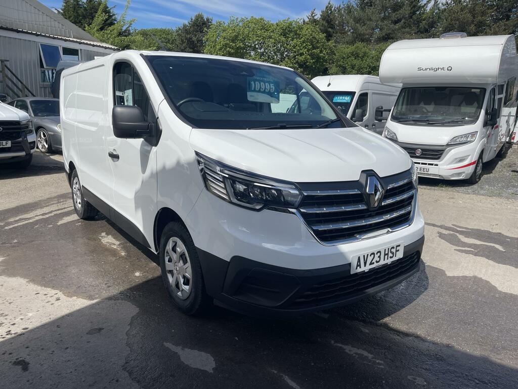 Renault Trafic 2.0 Dci Blue Sl30 Business Panel Van M AV23HSF White #2