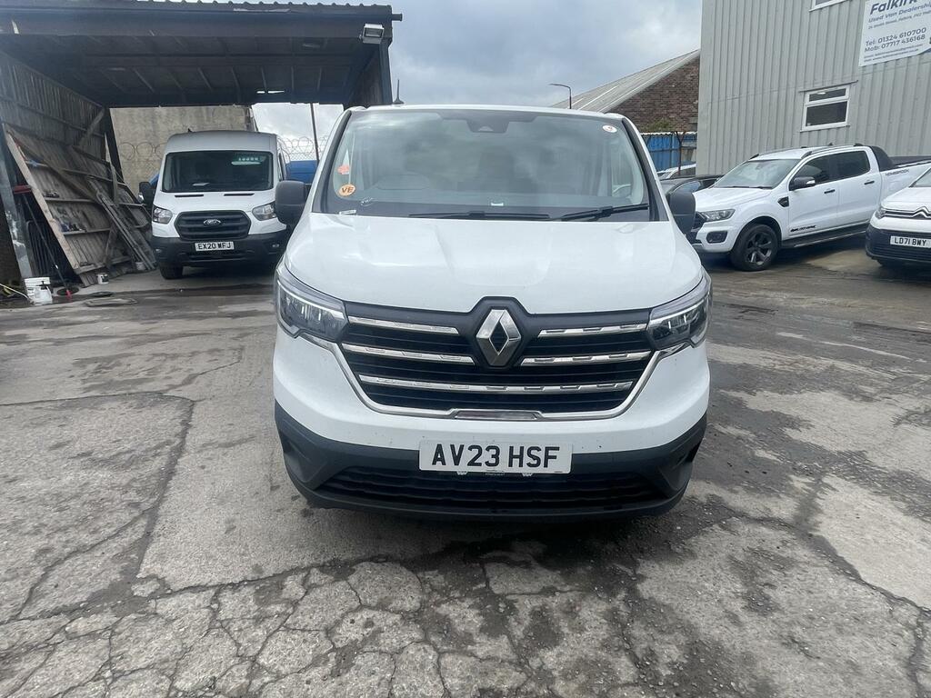 Renault Trafic 2.0 Dci Blue Sl30 Business Panel Van M AV23HSF White #2