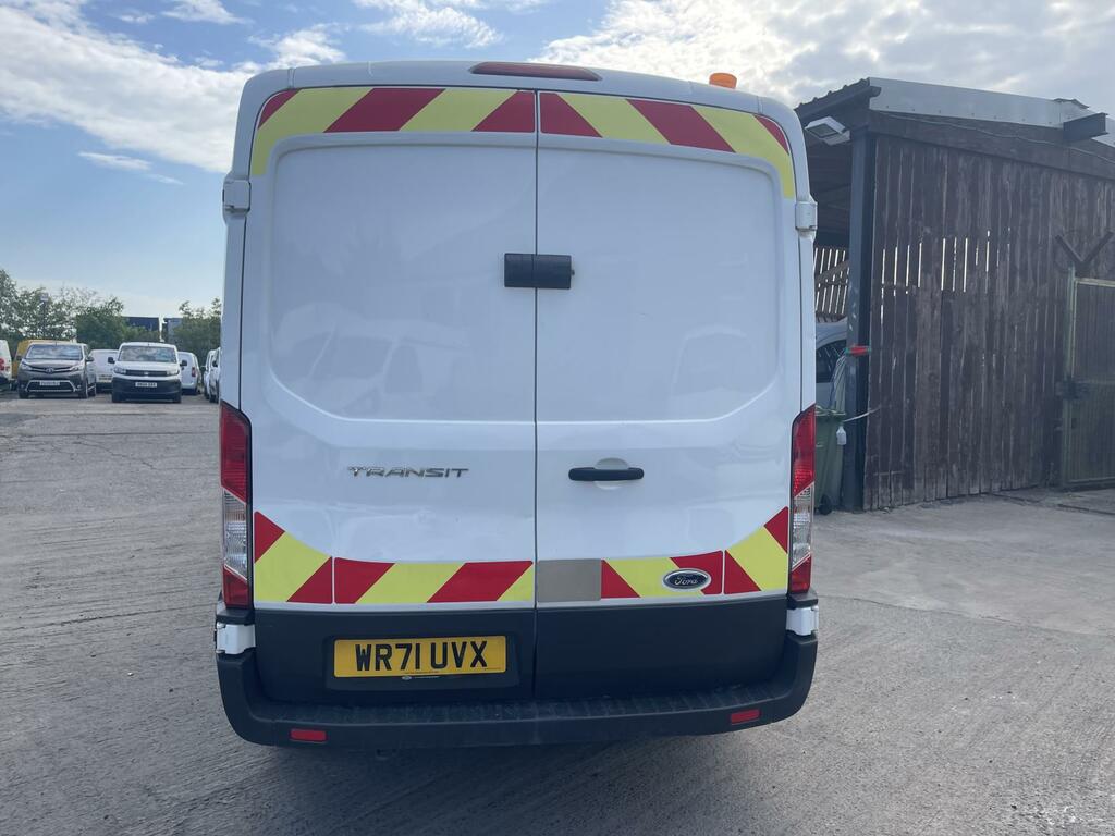 Ford Transit Custom 2.0 350 Ecoblue Leader Panel Van WR71UVX White #3