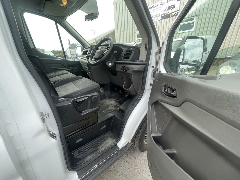 Ford Transit Custom 2.0 350 Ecoblue Hd Leader Chassis Cab M DN72HYX White #5