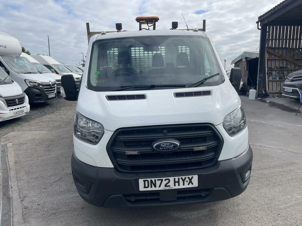 Ford Transit Custom 2.0 350 Ecoblue Hd Leader Chassis Cab M White