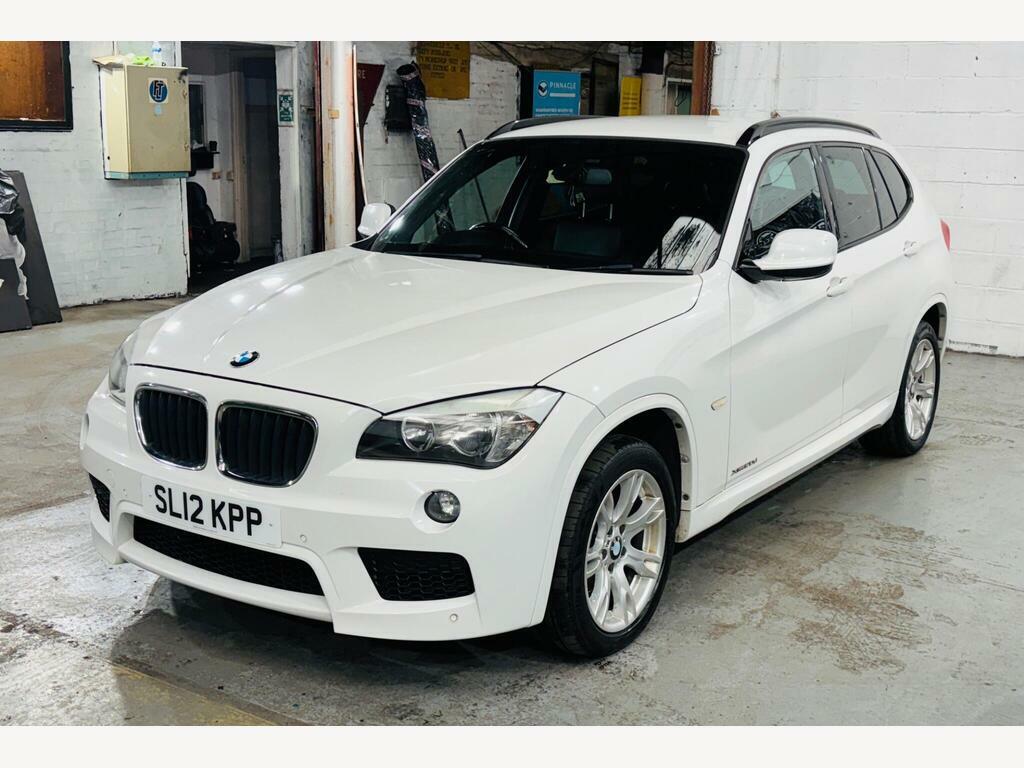 BMW X1 2.0 20D M Sport Steptronic Xdrive Euro 5 SL12KPP White #3