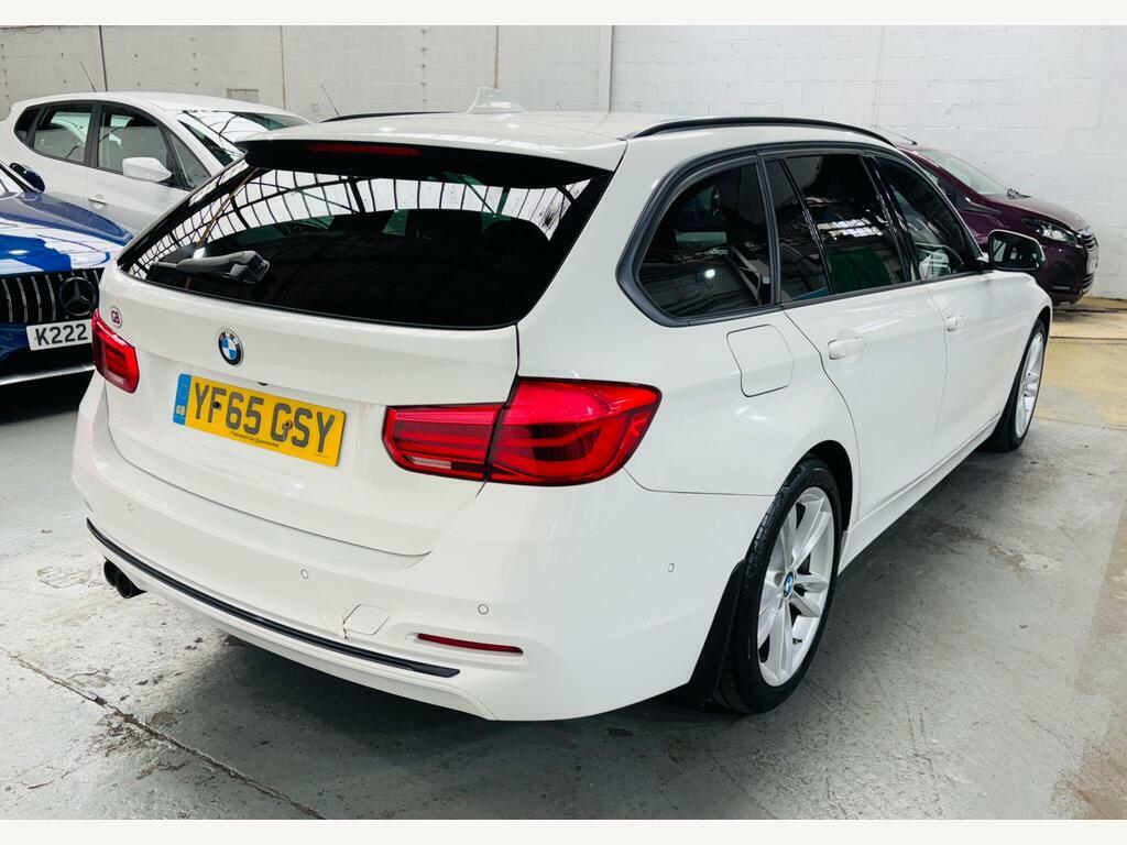 BMW 3 Series 2.0 320D M Sport 188 Bhp White #4