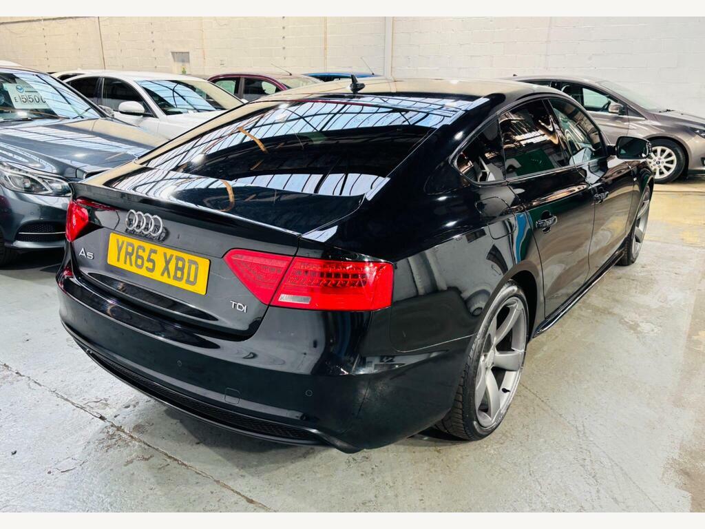 Audi A5 Hatchback Black #4