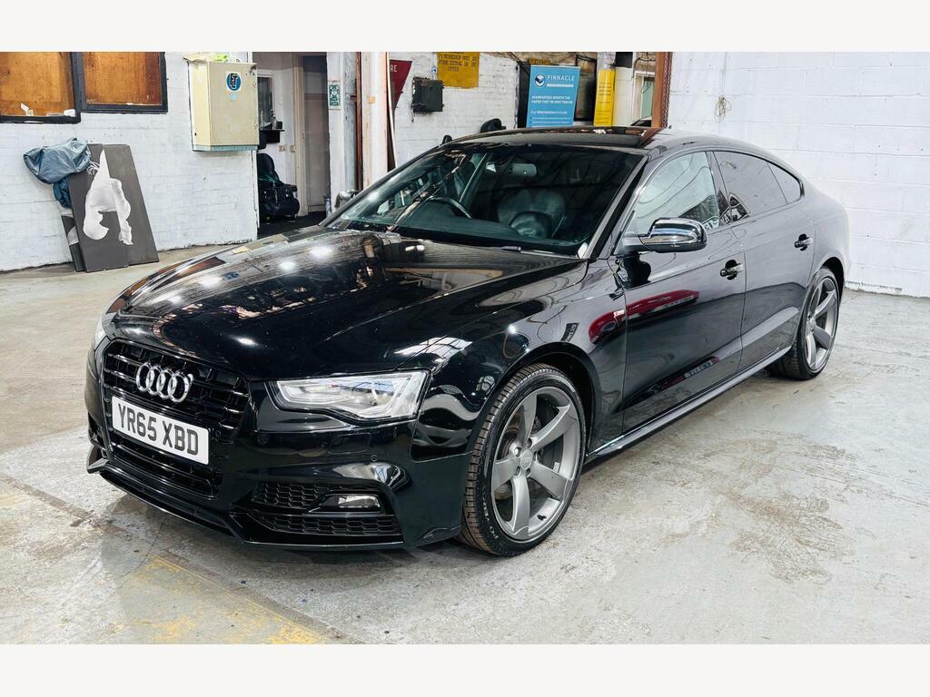 Audi A5 Hatchback Black #3