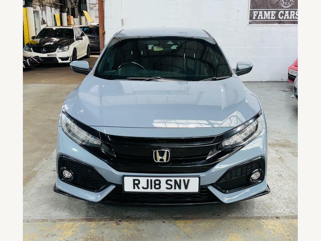 Honda Civic 1.5 Vtec Turbo Gpf Sport Cvt Euro 6 S S Grey #2