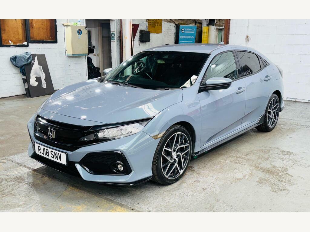 Honda Civic 1.5 Vtec Turbo Gpf Sport Cvt Euro 6 S S Grey #3